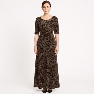 Future State Women’s rust brown & Black Lace Dress, Size XL